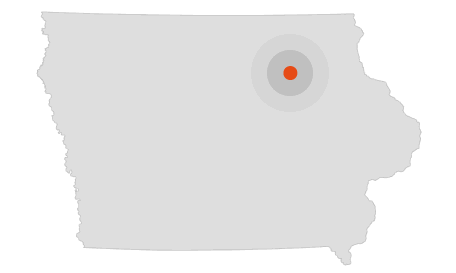 Location of Waverly Mini Storage